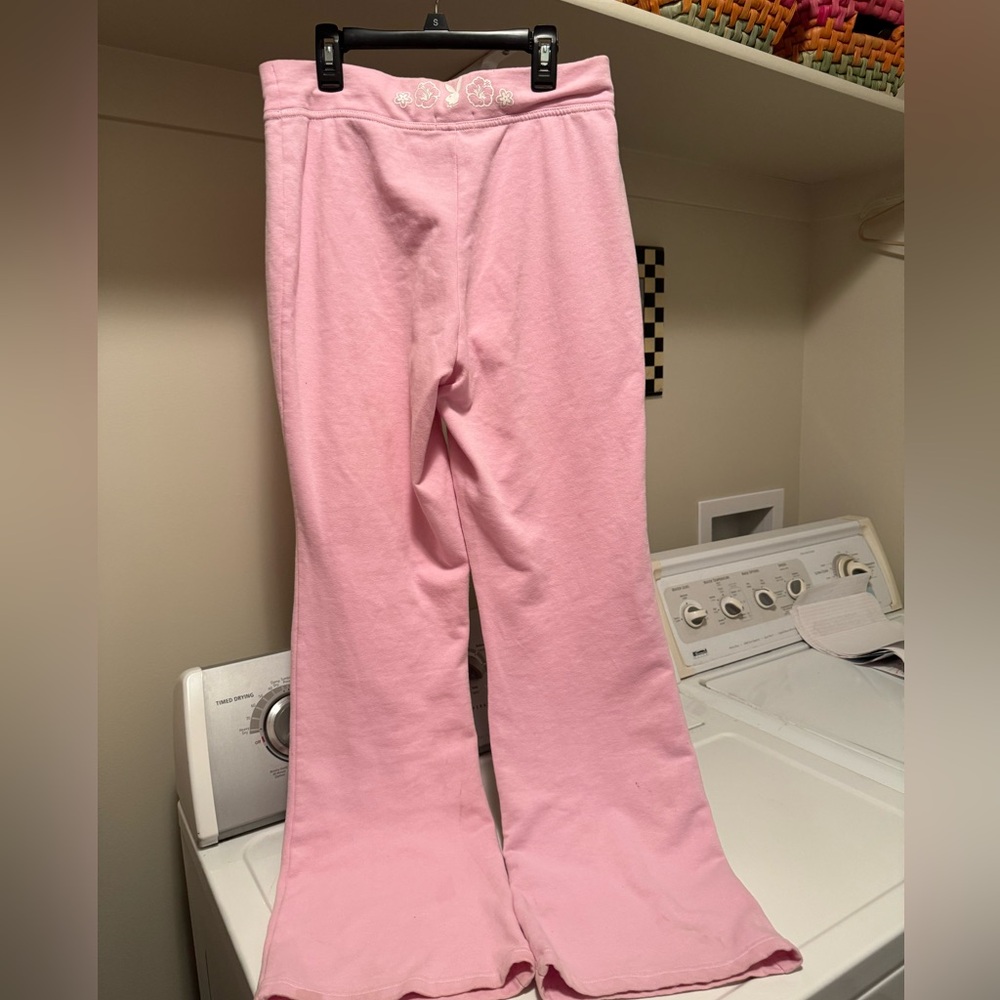 Playboy light pink sweat pants sz S
